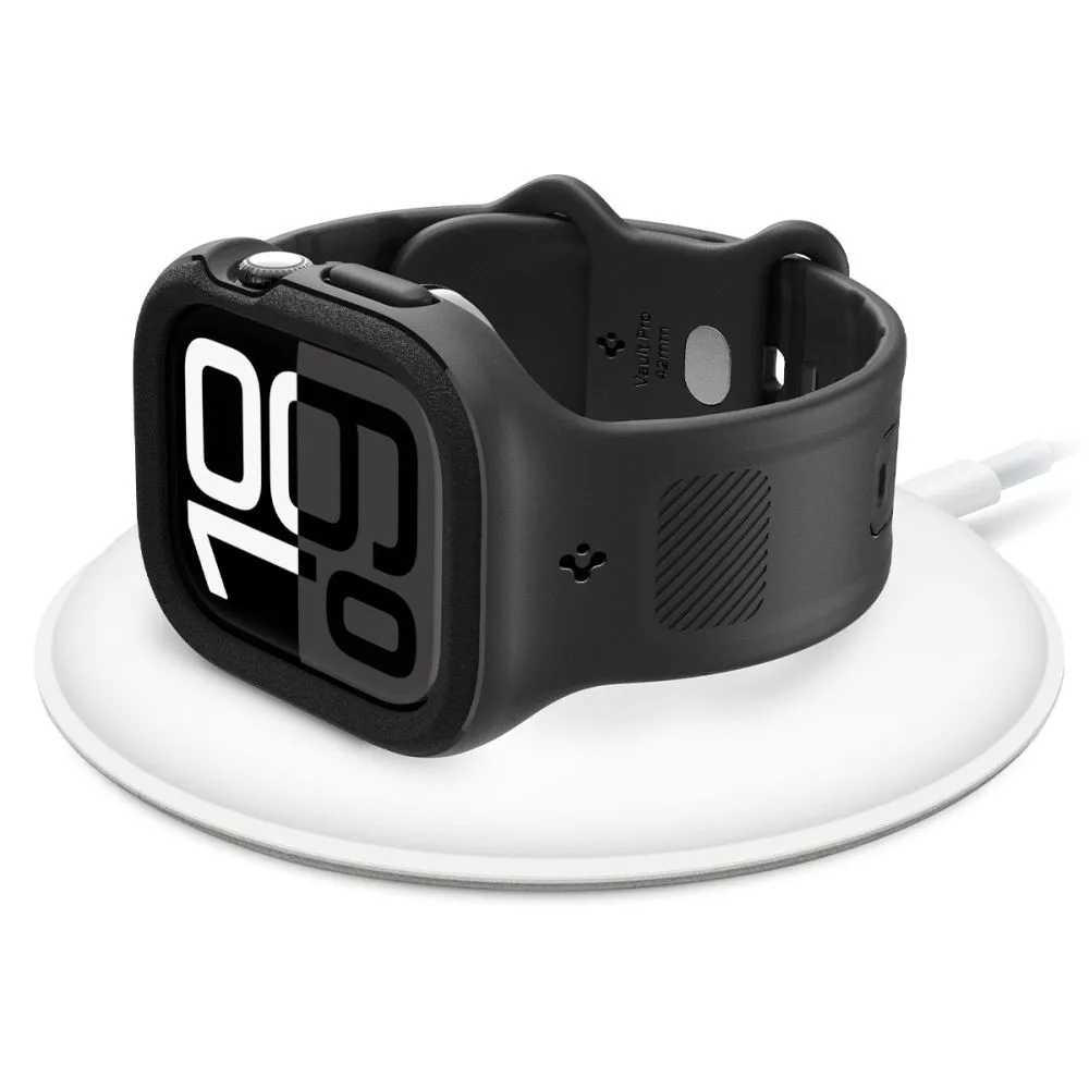 Apple Watch 10 / 11 skal, fodral svart SPIGEN VAULT PRO (42 MM)