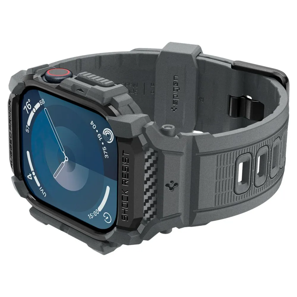Apple Watch 10 / 11 skal, fodral grå SPIGEN RUGGED ARMOR ”PRO” (46 MM)