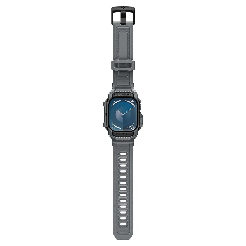 Apple Watch 10 / 11 skal, fodral grå SPIGEN RUGGED ARMOR ”PRO” (46 MM)