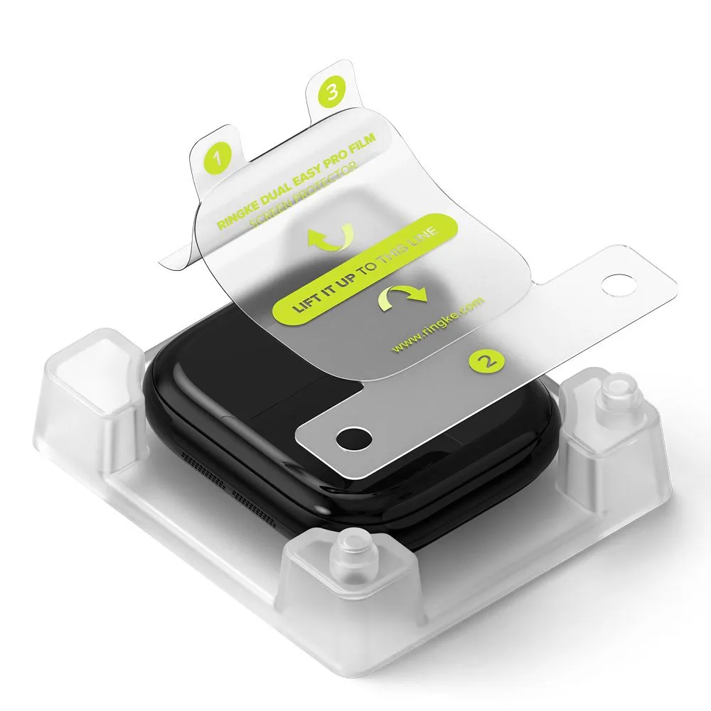 Apple Watch 10 / 11 skärmskydd  RINGKE DUAL EASY PRO 2-PACK (46 MM)