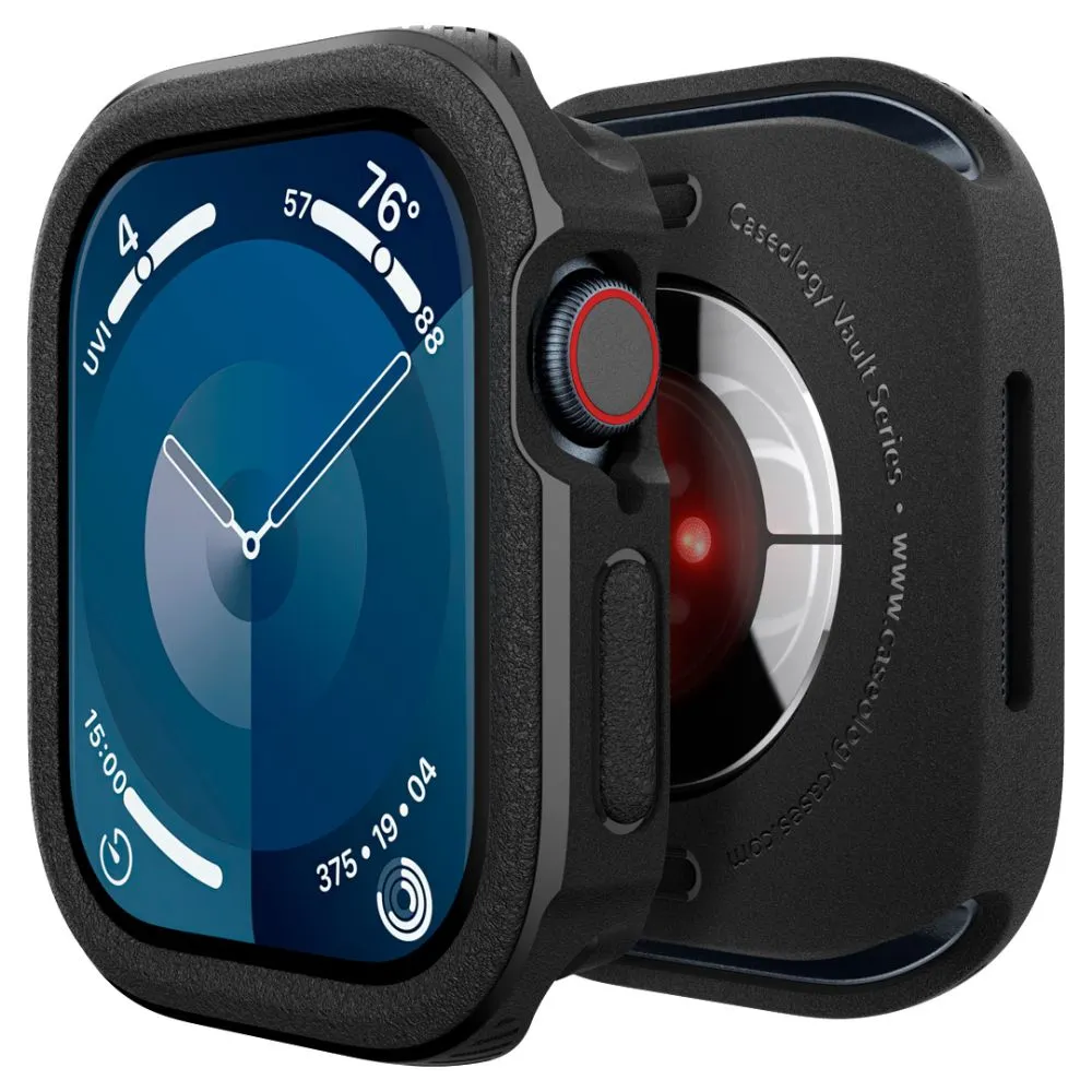 Apple Watch 10 / 11 skal, fodral svart CASEOLOGY VAULT (46 MM)