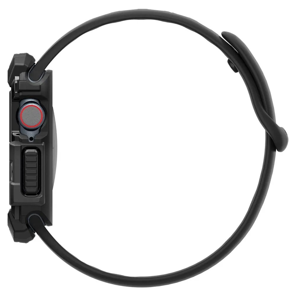 Apple Watch 10 / 11 skal, fodral svart SPIGEN RUGGED ARMOR (42 MM)