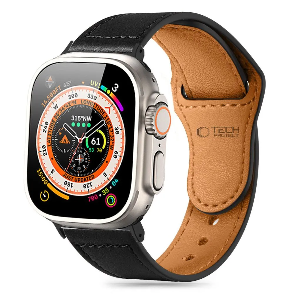 Apple Watch 10 / 11 skal, fodral svart TECH-PROTECT NATURALFIT (46 MM)