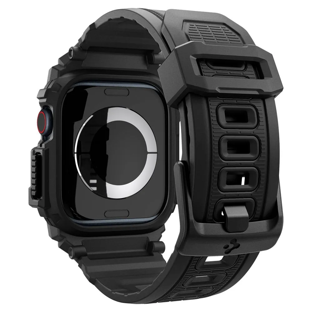 Apple Watch 10 / 11 rihm must SPIGEN RUGGED ARMOR ”PRO” (46 MM)
