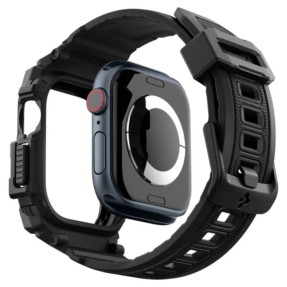 Apple Watch 10 / 11 rihm must SPIGEN RUGGED ARMOR ”PRO” (46 MM)
