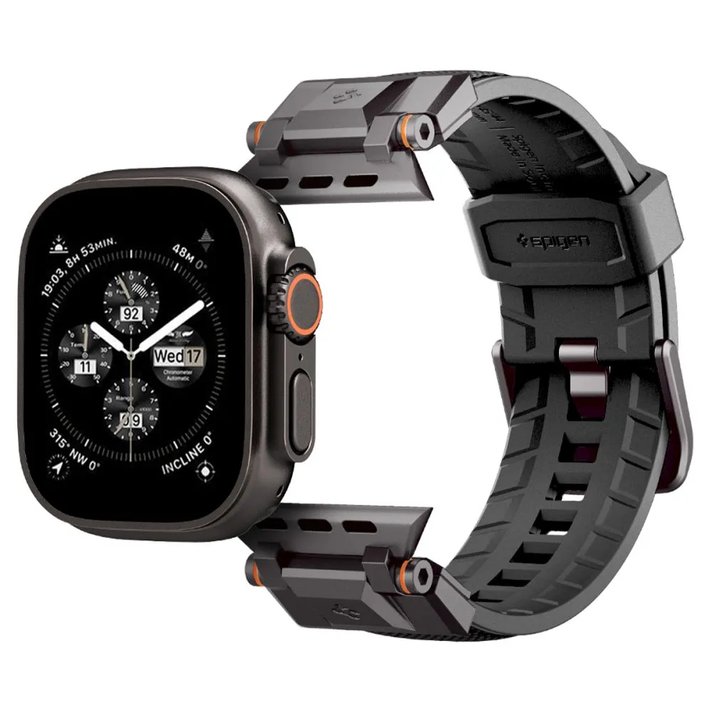 Apple Watch 10 / 11 skal, fodral svart SPIGEN DURAPRO ARMOR (46 MM)
