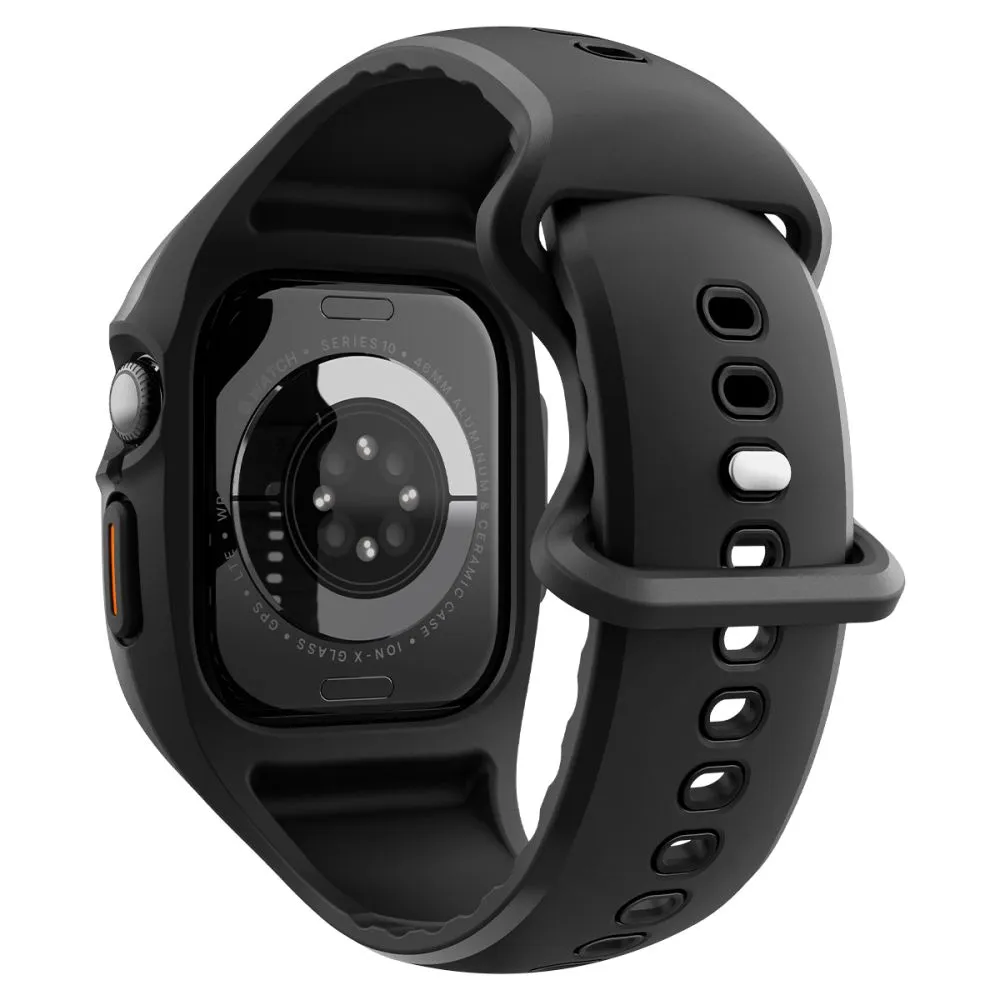 Apple Watch 10 / 11 skal, fodral svart SPIGEN LIQUID AIR PRO (46 MM)