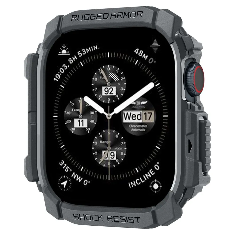 Apple Watch 10 / 11 skal, fodral grå SPIGEN RUGGED ARMOR  (46 MM)