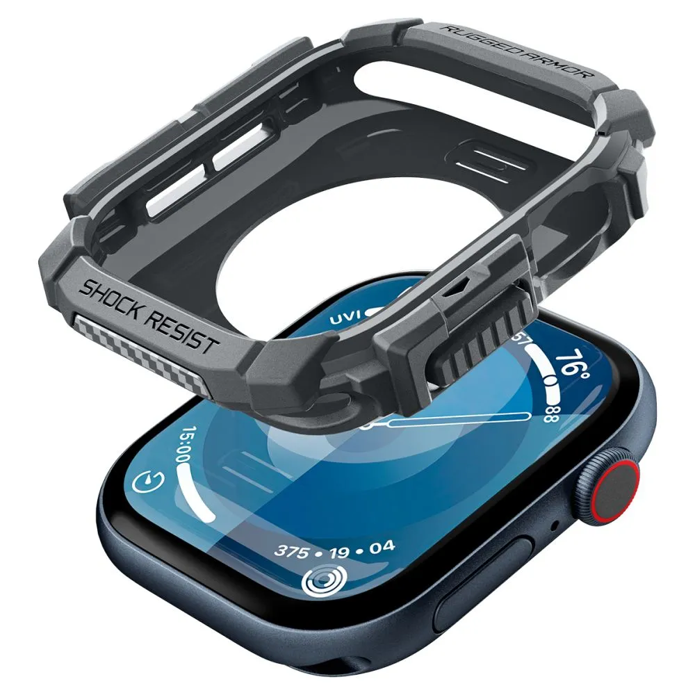Apple Watch 10 / 11 skal, fodral grå SPIGEN RUGGED ARMOR  (46 MM)