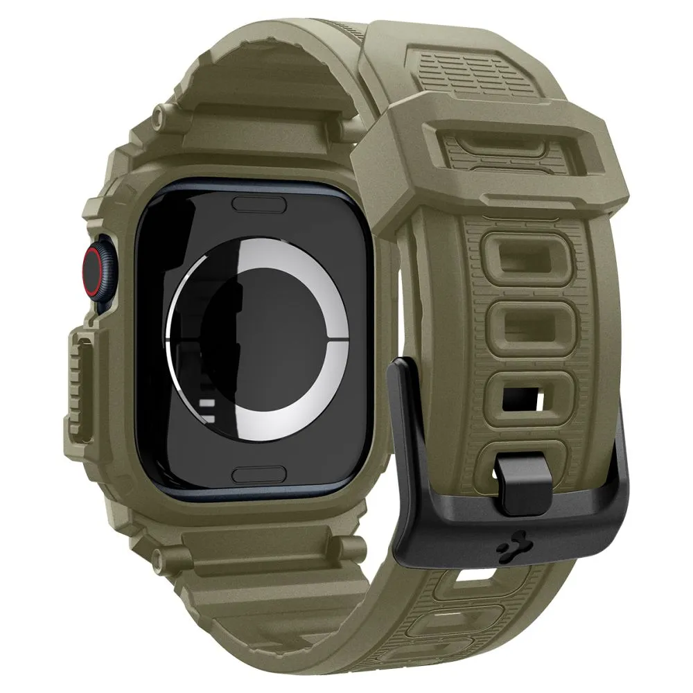 Apple Watch 10 / 11 skal, fodral grön SPIGEN RUGGED ARMOR ”PRO” (46 MM)