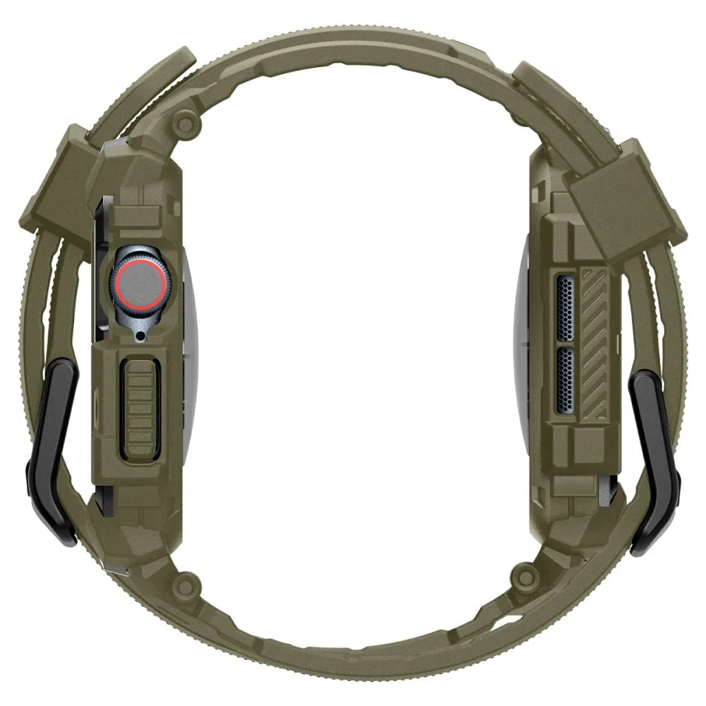 Apple Watch 10 / 11 skal, fodral grön SPIGEN RUGGED ARMOR ”PRO” (46 MM)