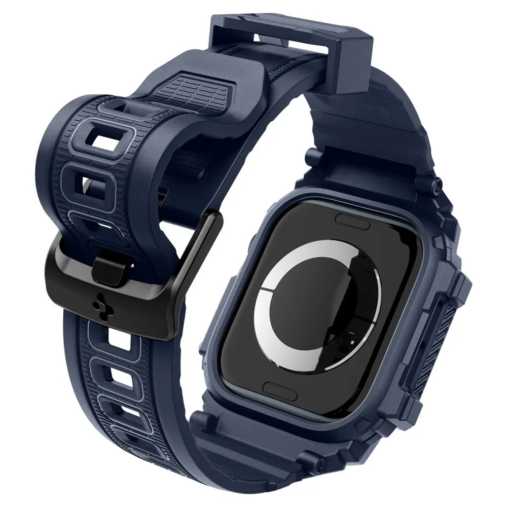 Apple Watch 10 / 11 skal, fodral blå SPIGEN RUGGED ARMOR ”PRO” (46 MM)