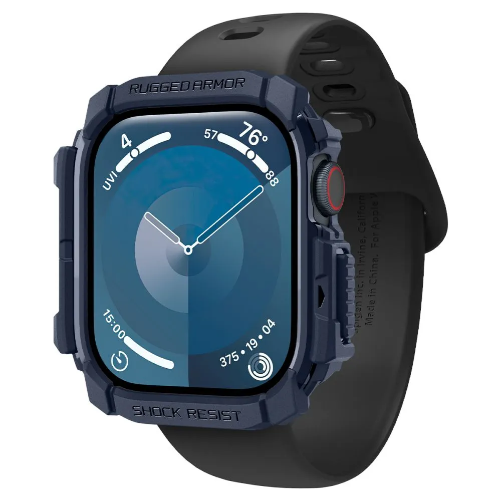 Apple Watch 10 / 11 skal, fodral blå SPIGEN RUGGED ARMOR  (46 MM)