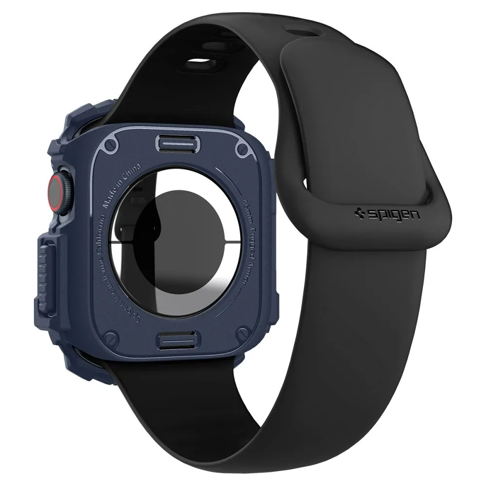 Apple Watch 10 / 11 skal, fodral blå SPIGEN RUGGED ARMOR  (46 MM)