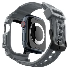 Apple Watch 10 / 11 skal, fodral grå SPIGEN RUGGED ARMOR ”PRO” (46 MM)