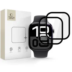 Watch Watch 10 / 11 skärmskydd TECH-PROTECT GLASS FLEX+ 2-PACK Apple Watch 10 (46 MM)