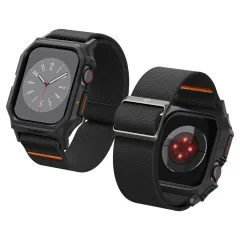 Apple Watch 10 / 11 skal, fodral svart SPIGEN LITE FIT ”PRO” (46 MM)