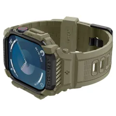 Apple Watch 10 / 11 skal, fodral grön SPIGEN RUGGED ARMOR ”PRO” (46 MM)