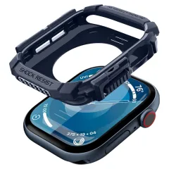 Apple Watch 10 / 11 skal, fodral blå SPIGEN RUGGED ARMOR  (46 MM)