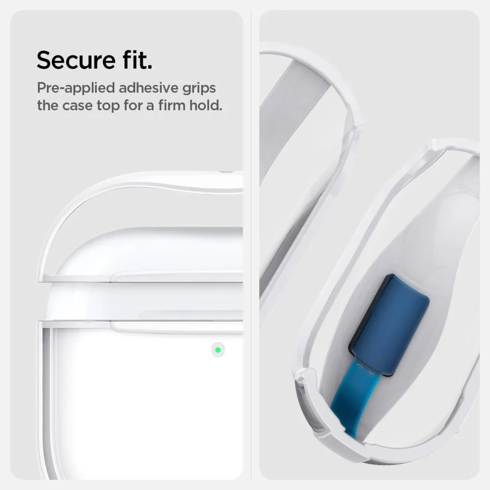 Apple AirPods 4 skal, fodral vit SPIGEN ULTRA HYBRID