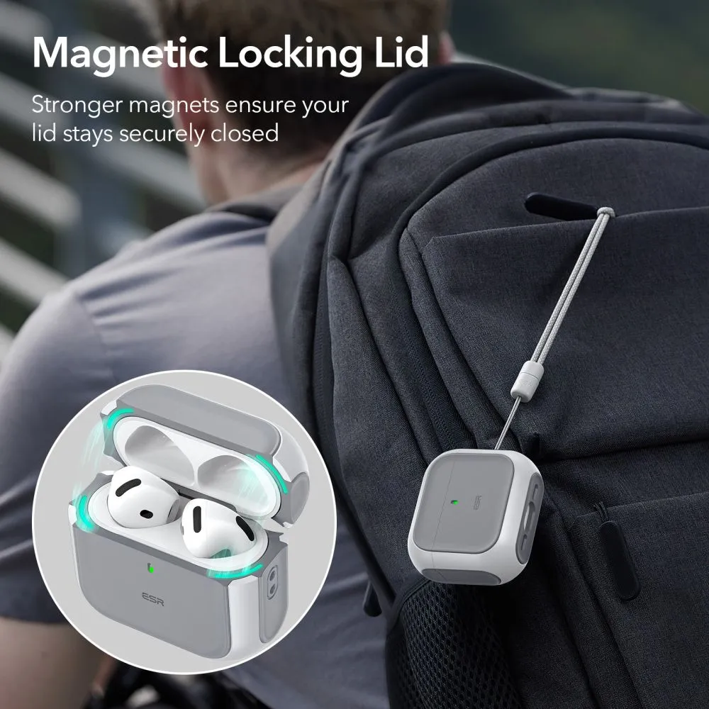 Apple AirPods 4 phone case white ESR ORBIT HALOLOCK MAGSAFE