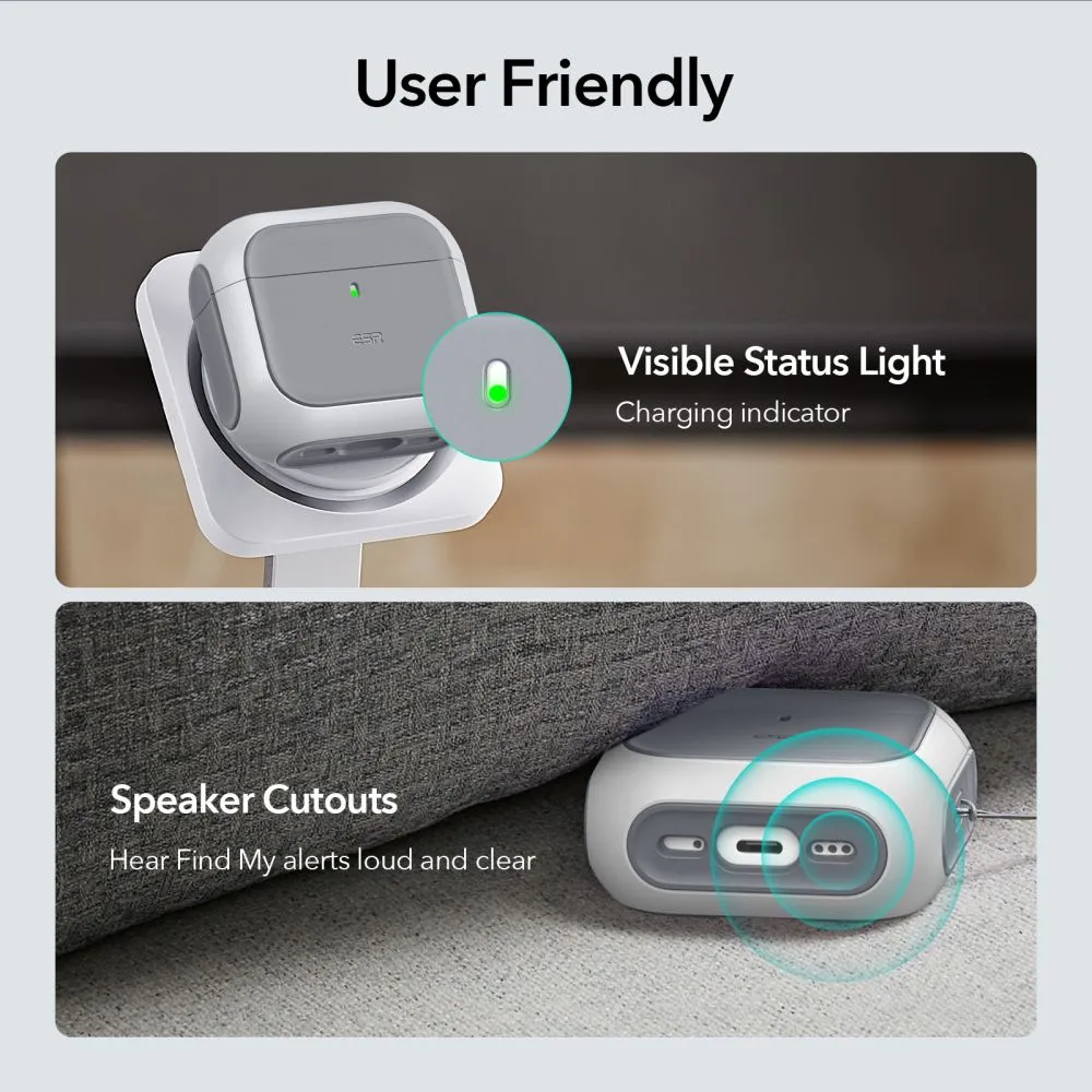 Apple AirPods 4 phone case white ESR ORBIT HALOLOCK MAGSAFE