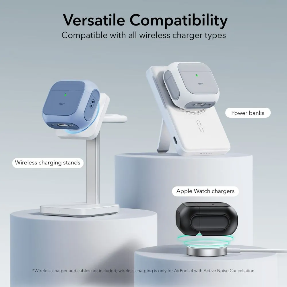Apple AirPods 4 telefoni ümbris must ESR ORBIT HALOLOCK MAGSAFE