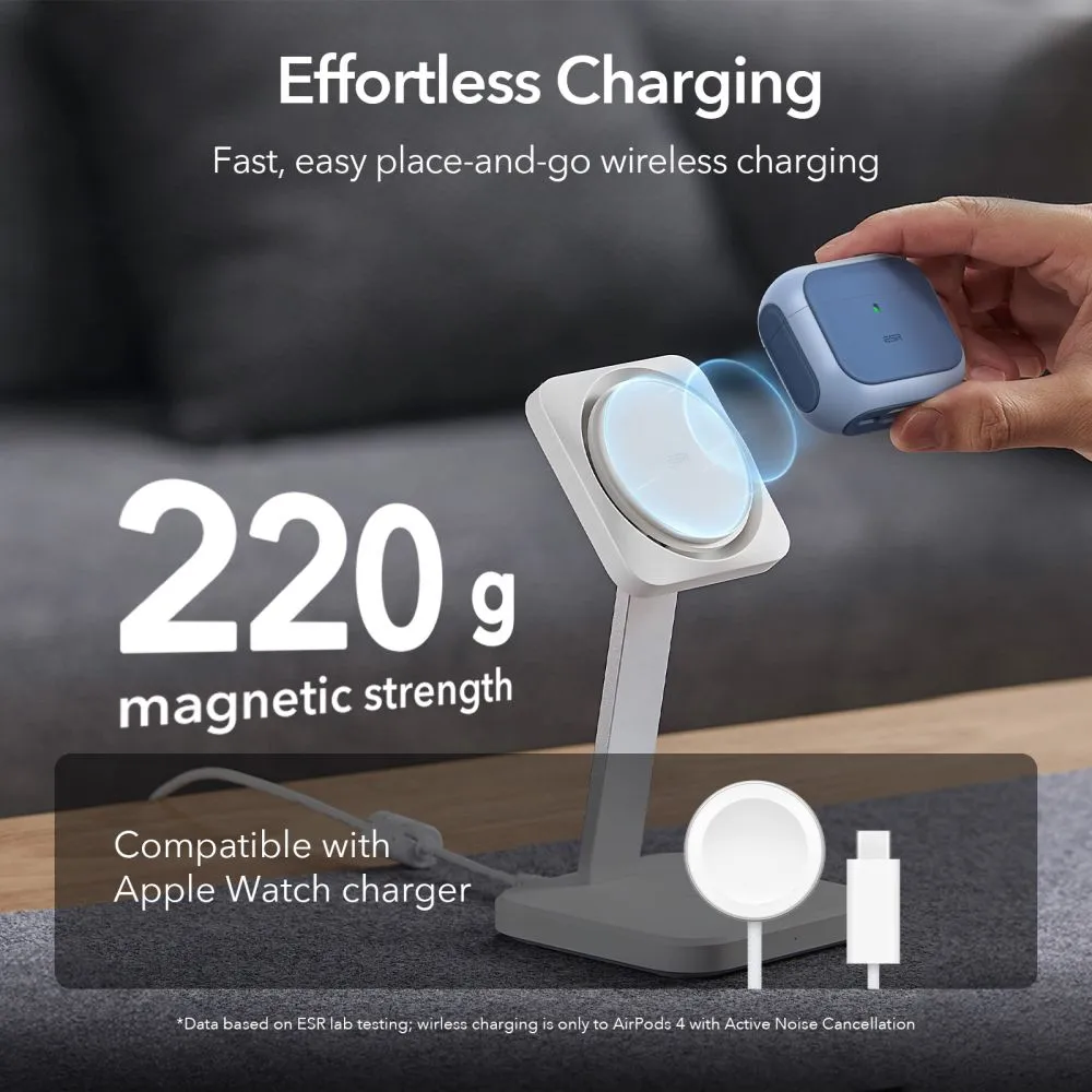 Apple AirPods 4 telefoni ümbris sinine ESR ORBIT HALOLOCK MAGSAFE