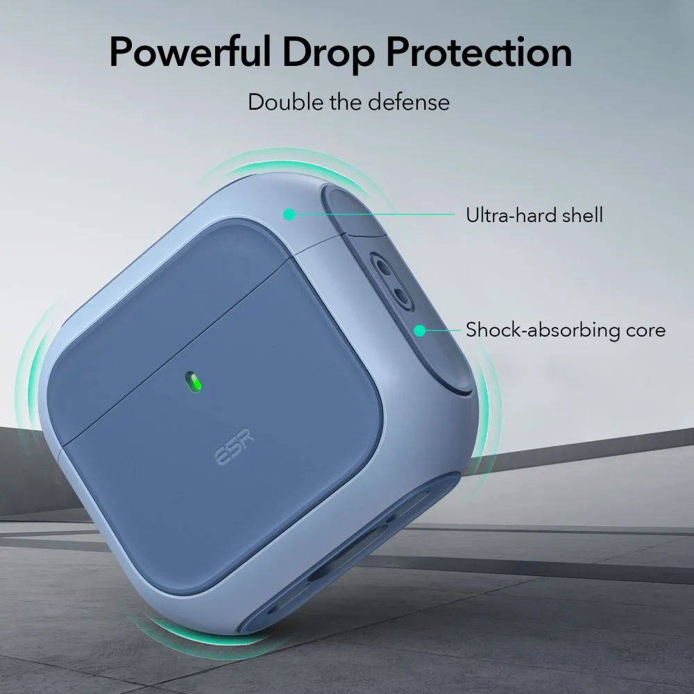 Apple AirPods 4 telefoni ümbris sinine ESR ORBIT HALOLOCK MAGSAFE