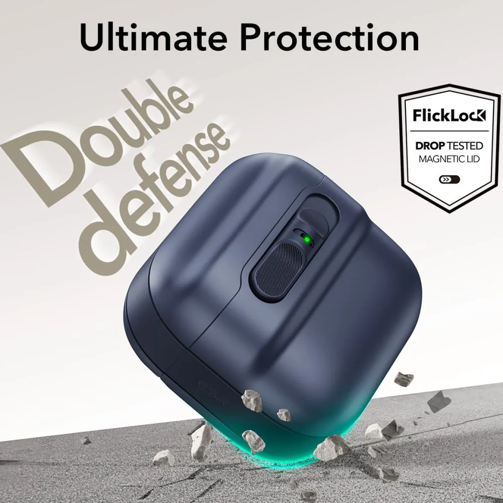 Apple AirPods 4 ümbris sinine ESR PULSE HALOLOCK MAGSAFE