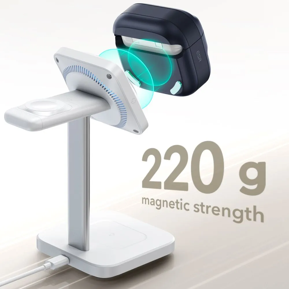 Apple AirPods 4 ümbris sinine ESR PULSE HALOLOCK MAGSAFE