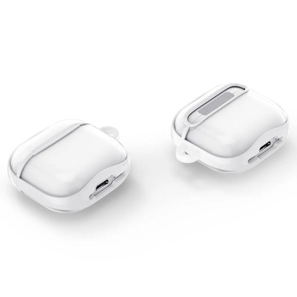 Apple AirPods 4 skal, fodral vit SPIGEN ULTRA HYBRID