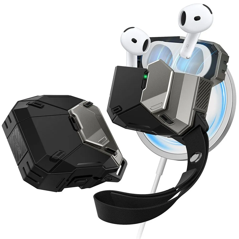 Apple AirPods 4 telefoni ümbris must SUPCASE MATRIX