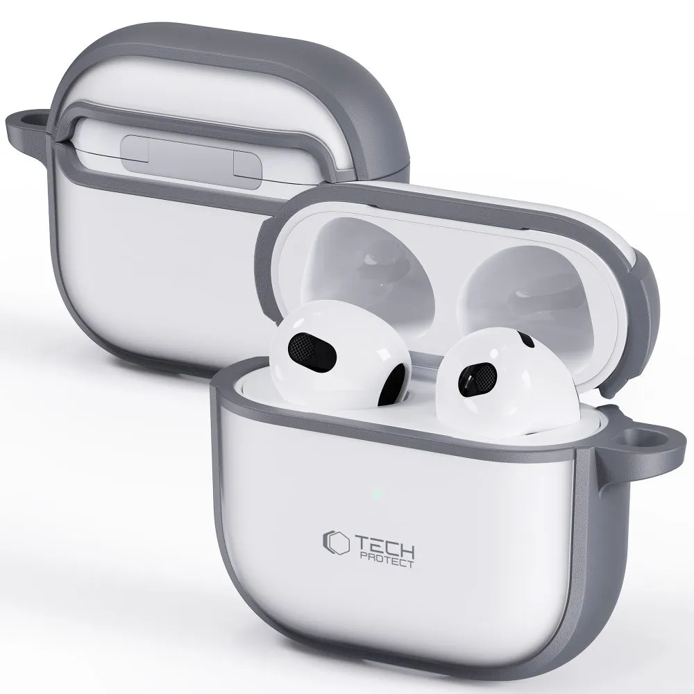 Apple AirPods 4 dėklas pilkas TECH-PROTECT MAGMAT