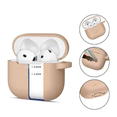 Apple AirPods 4 skal, fodral  TECH-PROTECT SILICONE HOOK