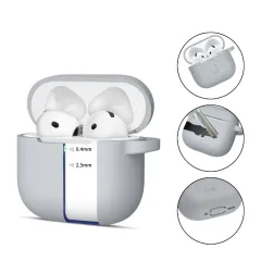 Apple AirPods 4 skal, fodral  TECH-PROTECT SILICONE HOOK