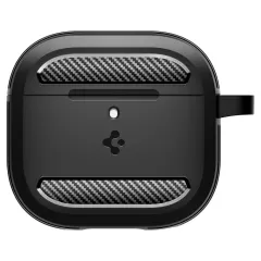 Apple AirPods 4 skal, fodral svart SPIGEN RUGGED ARMOR