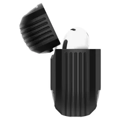 Apple AirPods 4 skal, fodral svart SPIGEN RUGGED ARMOR