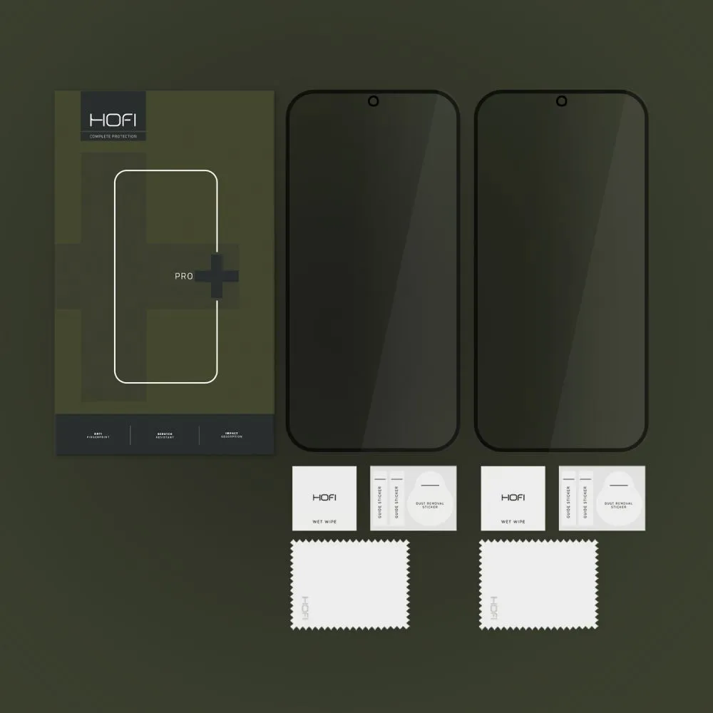Samsung Galaxy S24 FE skärmskydd  HOFI ANTI SPY GLASS PRO+ 2-PACK