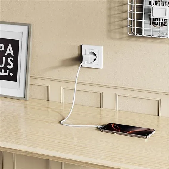  Datu kabeļi TECH-PROTECT NCM25 1-PORT NETWORK CHARGER PD 25W 