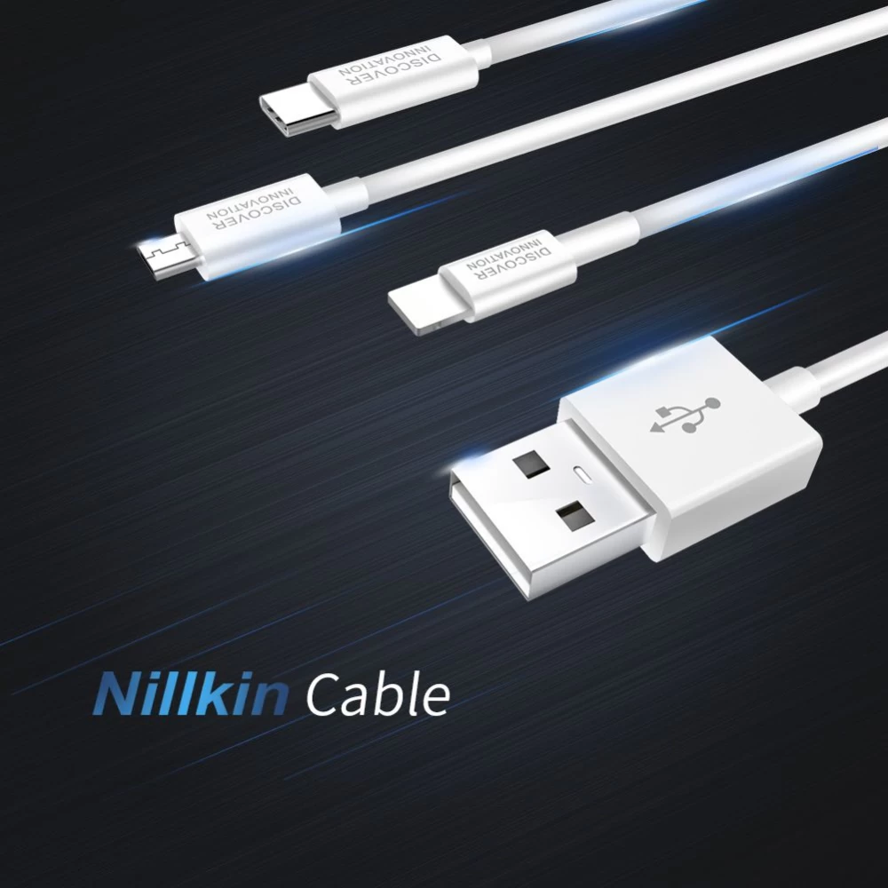 Datu kabeļi Nillkin Cable (Type-C to Type-C)  balts