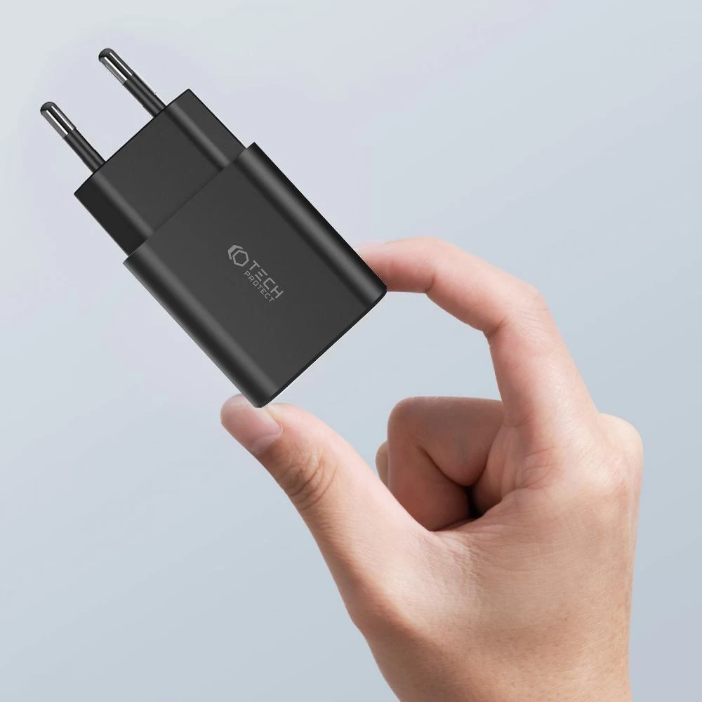  Datu kabeļi TECH-PROTECT C35W 2-PORT NETWORK CHARGER PD35W + TYPE-C CABLE  balts