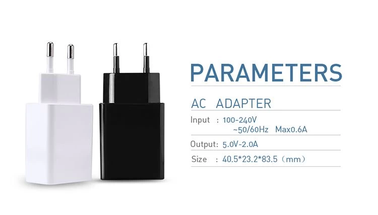 Datu kabeļi AC Adapter Universal EU  balts