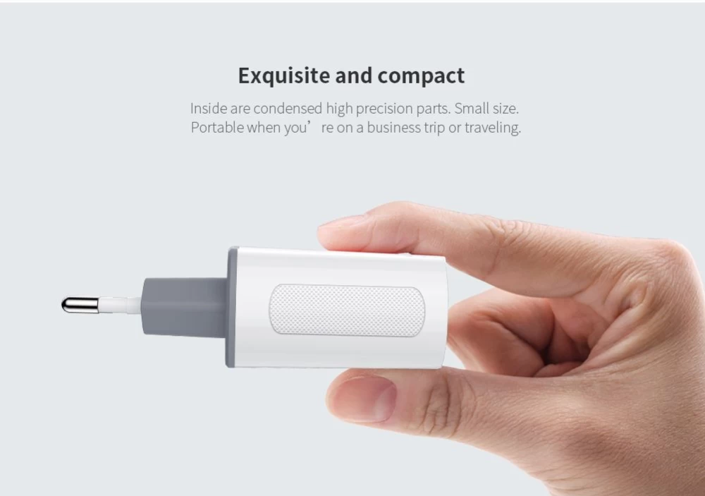  Datu kabeļi Fast Charge Adapter EU  balts