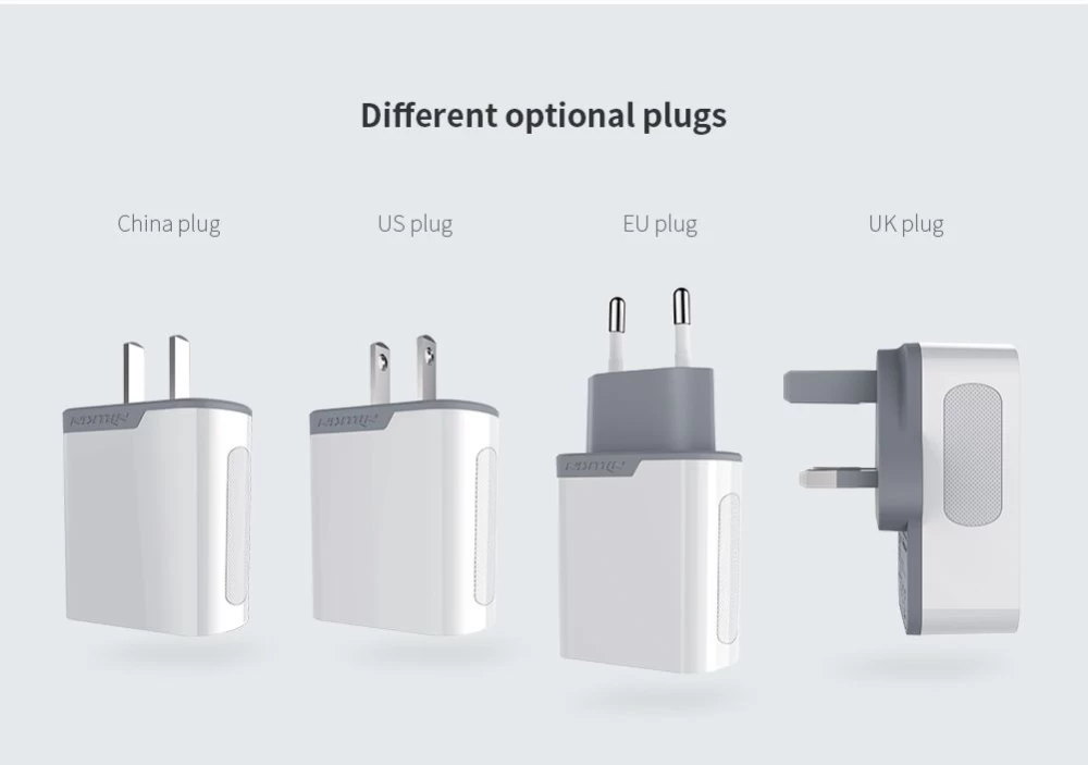  Datu kabeļi Fast Charge Adapter EU  balts
