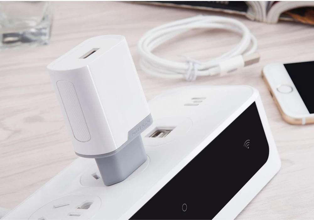  Datu kabeļi Fast Charge Adapter EU  balts