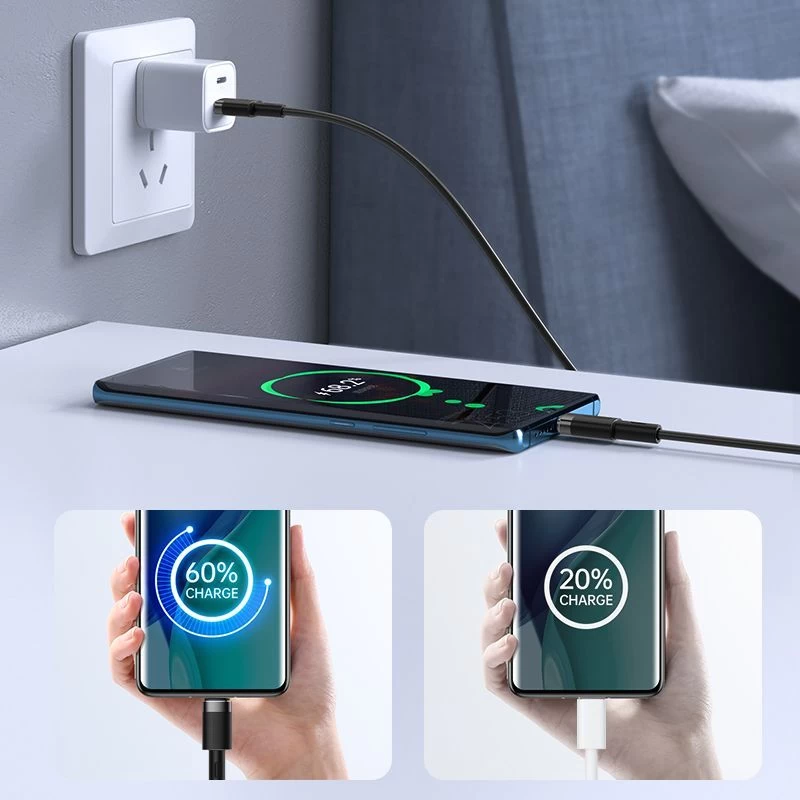  Datu kabeļi JOYROOM USB TYPE-C Cable 120cm  melns