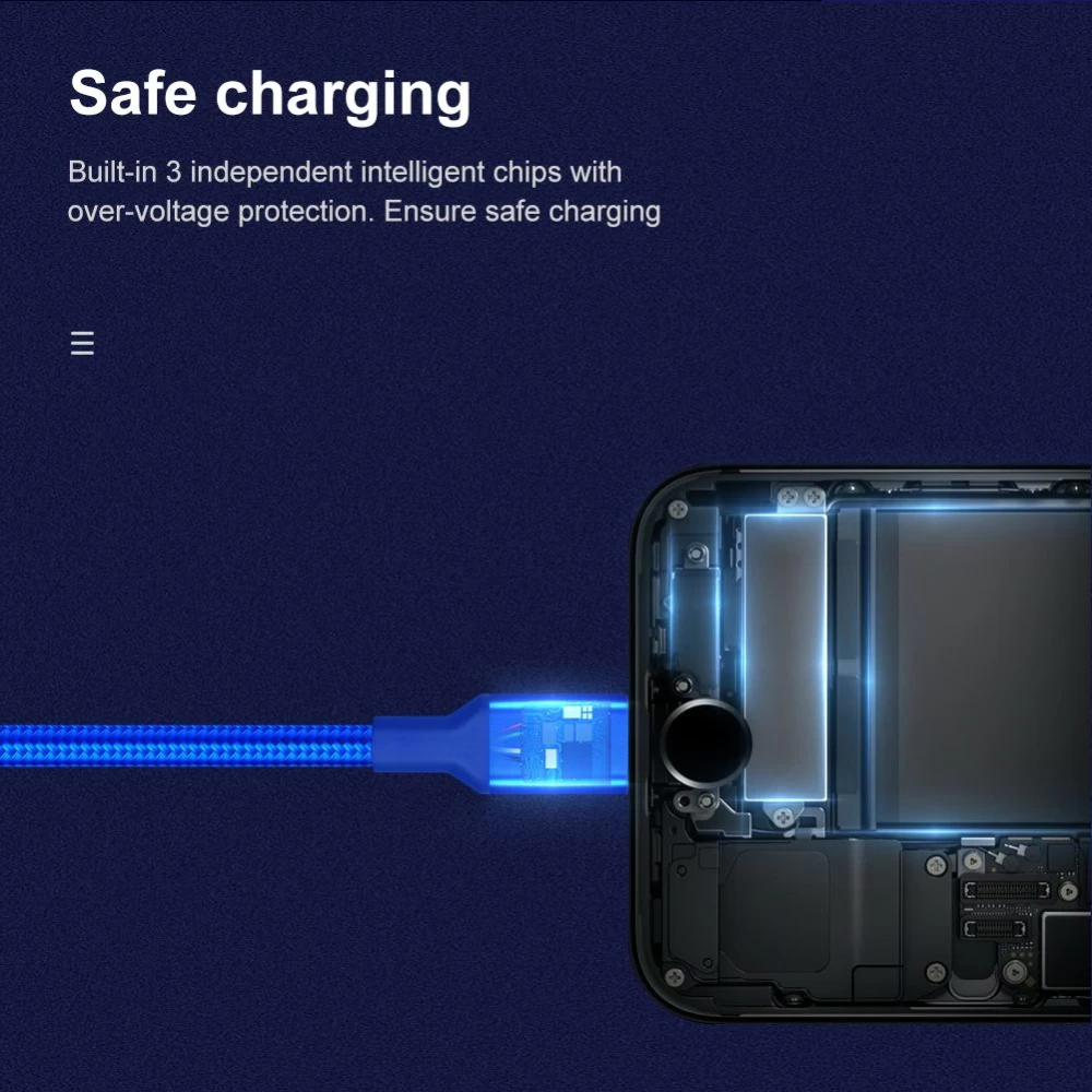 Tarvikud Sünkimis kaabel Swift Cable 3 in 1  must