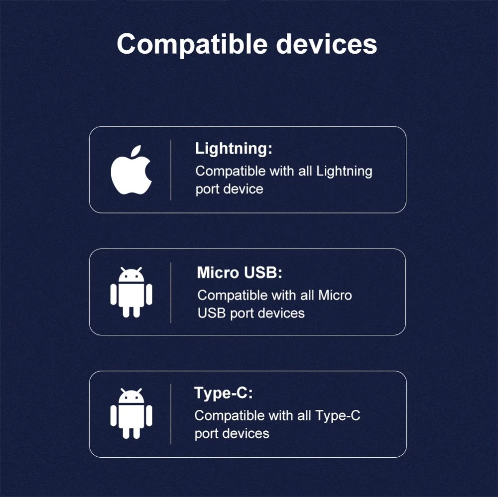 Tarvikud Sünkimis kaabel Swift Cable 3 in 1  must