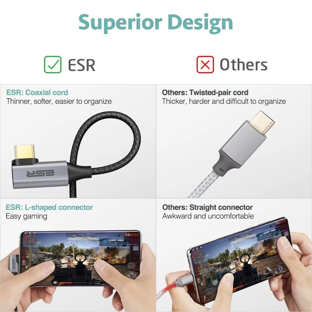 Tarvikud Sünkimis kaabel ESR Type-C to HDMI Converter  must